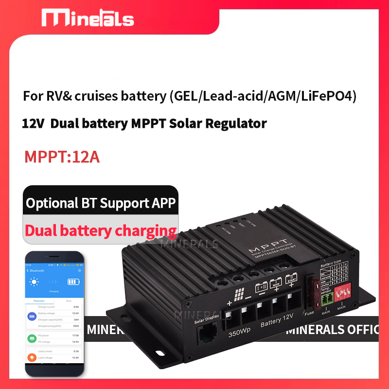 Mppt Charge Controller - MPPT5012 12V/24V 12A Intelligenter Solar-Laderegler MPPT