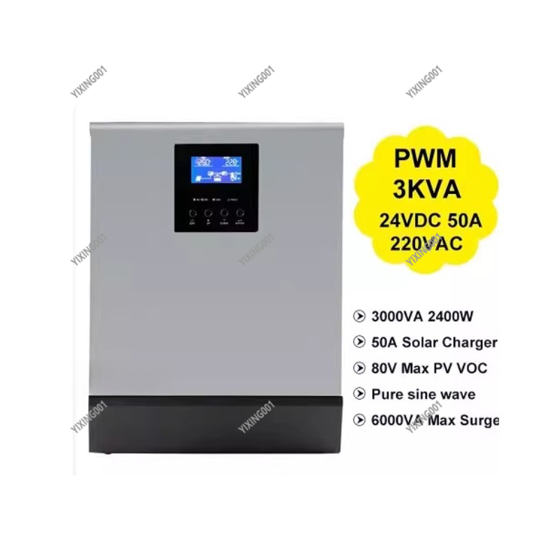 Mppt Charge Controller - 3KVA/2400W 24V Solar-Wechselrichter - PWM MPPT