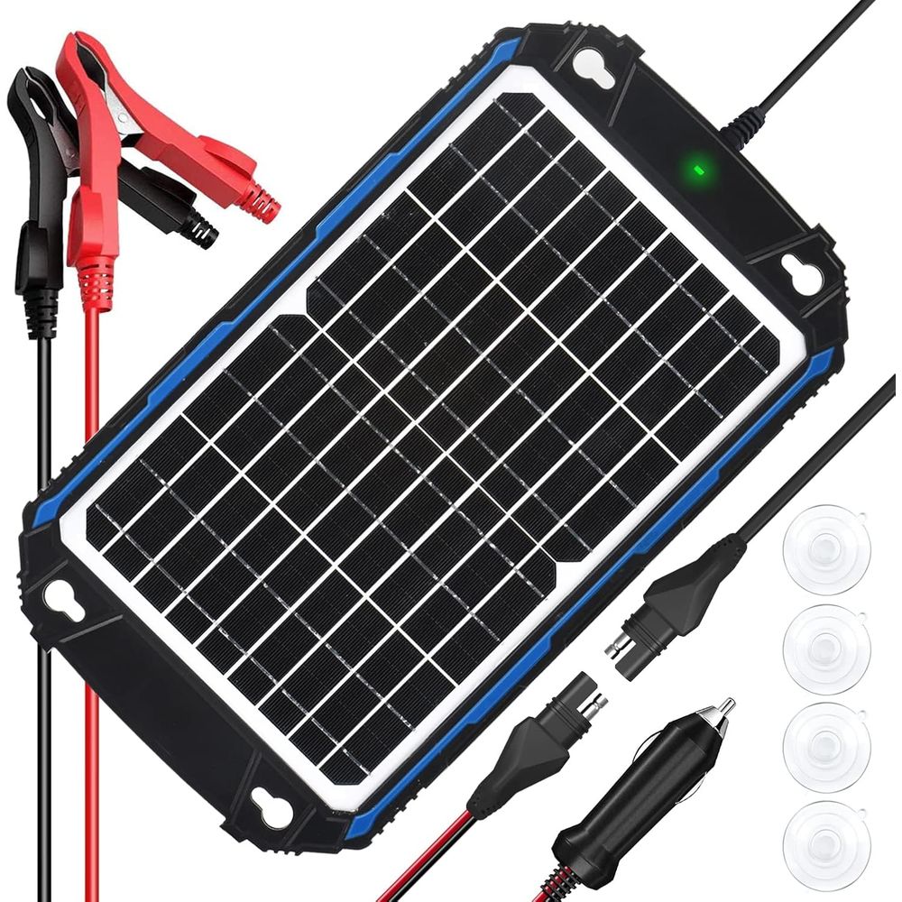 Mppt Charge Controller - Wasserdichtes 12W 12V Solar-Ladegerät & -Wartungsgerät