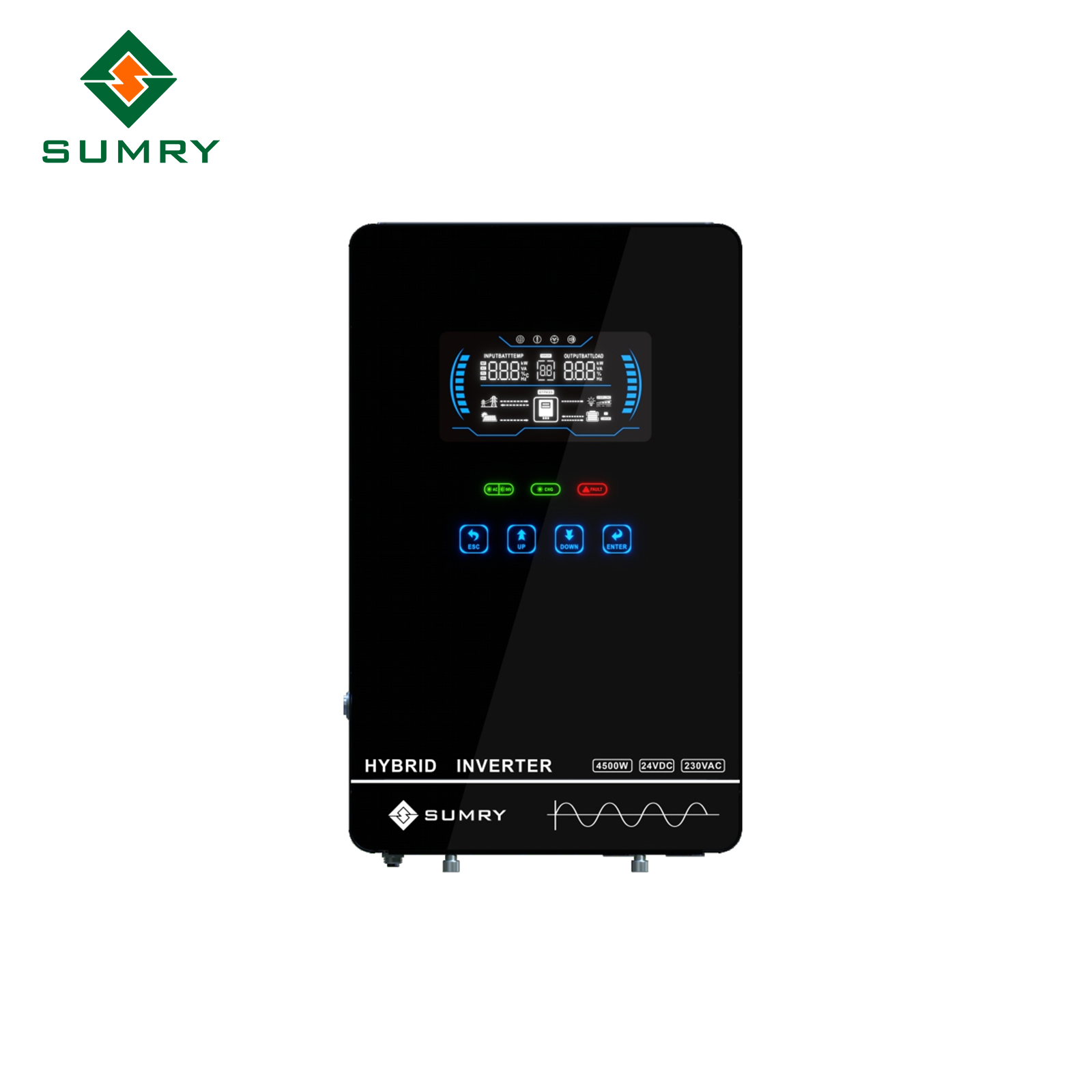 Pure Sine Wave Inverter - 110V Solar-Wechselrichter 5,5kW 4kW Hybrid Off-Grid