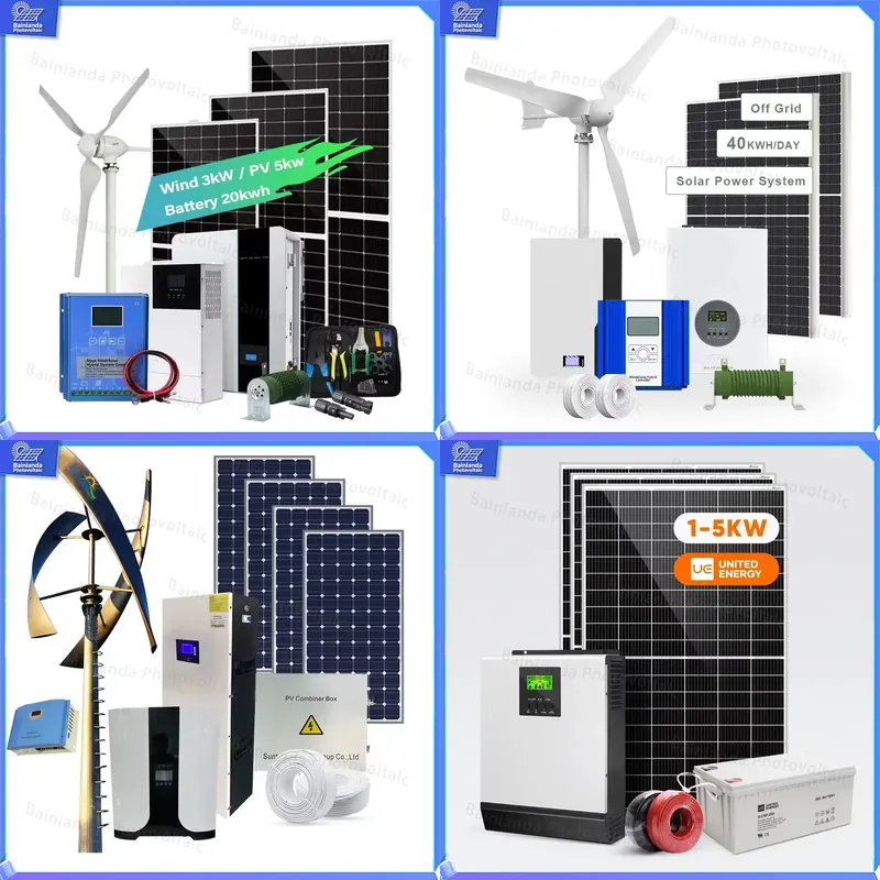 3KW Solar-Windturbinen-Generat – Renewable Energy Grid Bewertung und Preis