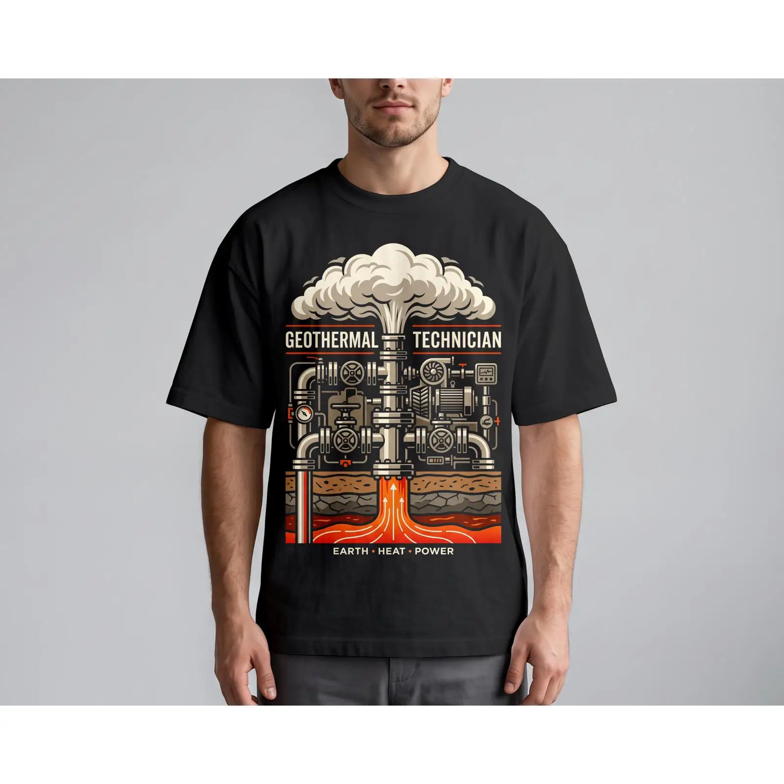 Geothermietechniker-T-Shirt, E – Renewable Energy Technician Bewertung und Preis