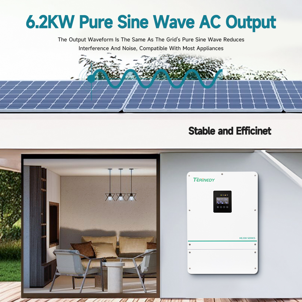Intelligenter 6kW 48V Eingebau – Pure Sine Wave Inverter Bewertung und Preis