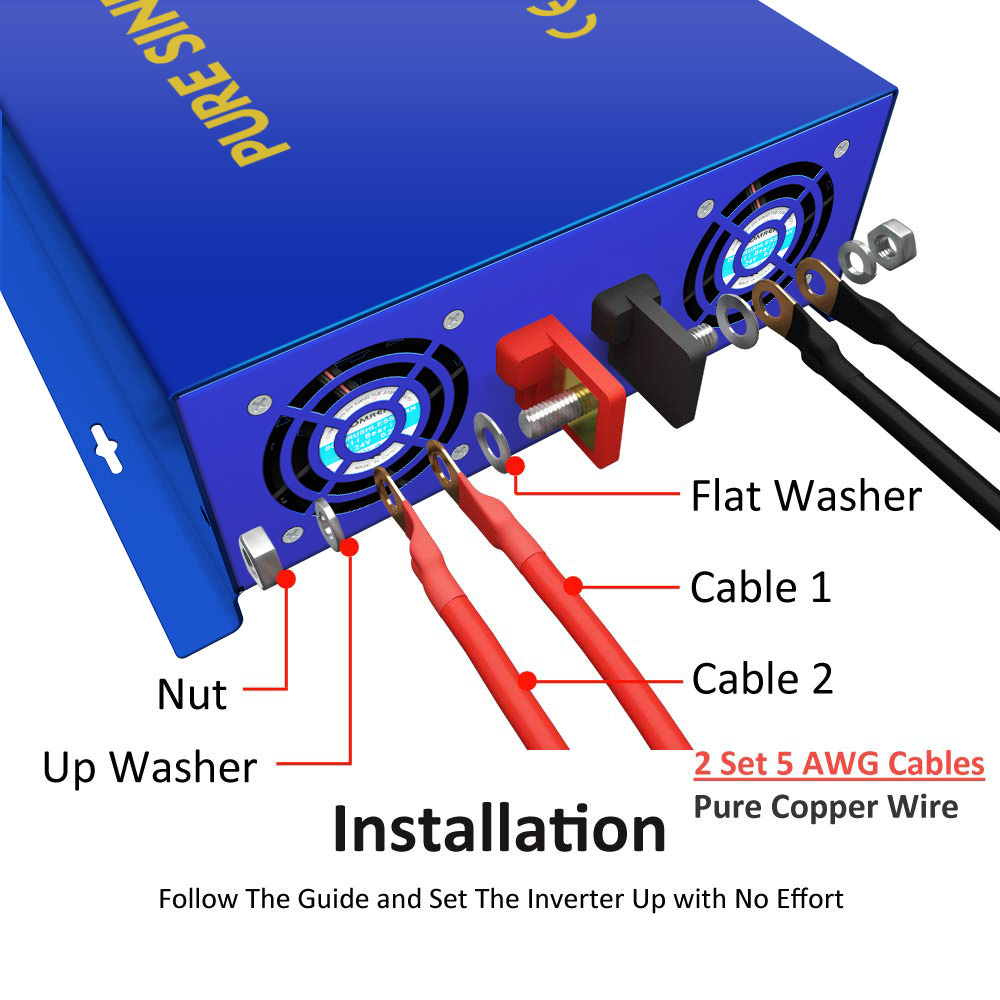 2026 Bestseller WZRELB 3000W A – Pure Sine Wave Inverter Bewertung und Preis
