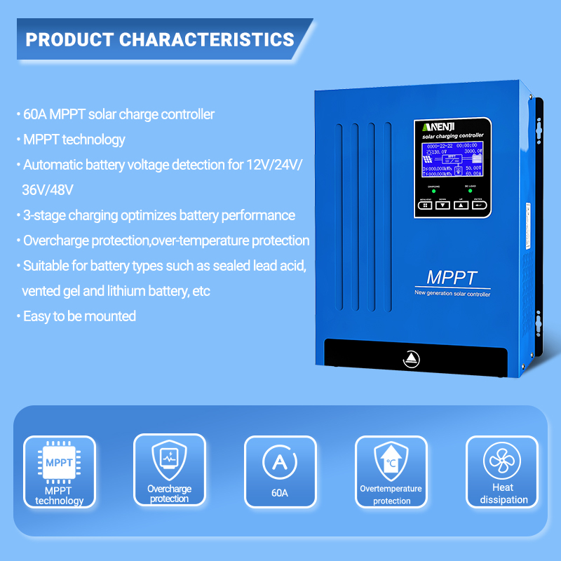 ANENJI MPPT 100A 80A 60A Solar – Mppt Charge Controller Bewertung und Preis
