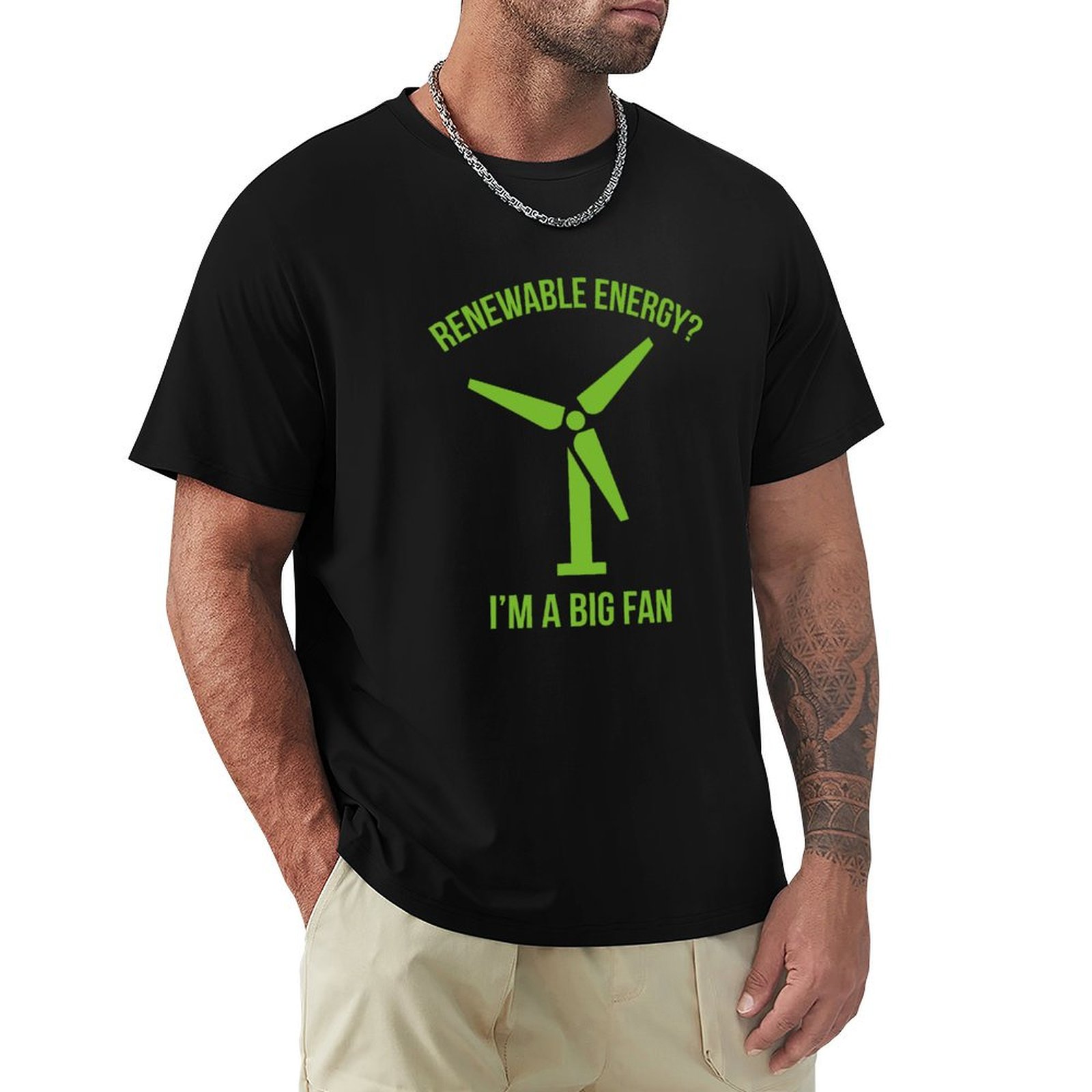 T-Shirt für erneuerbare Energi – Renewable Energy Work Bewertung und Preis