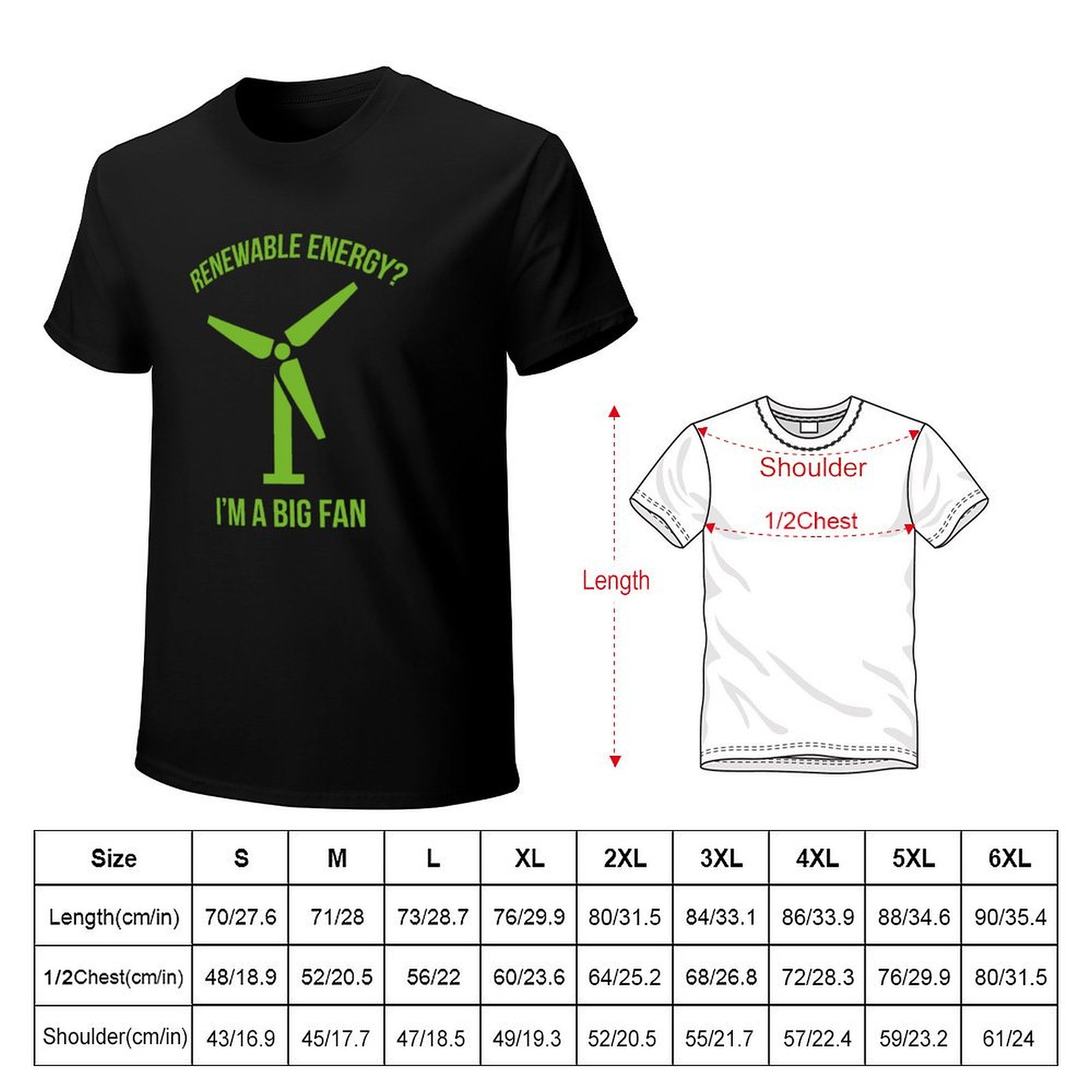 T-Shirt für erneuerbare Energi – Renewable Energy Work Bewertung und Preis
