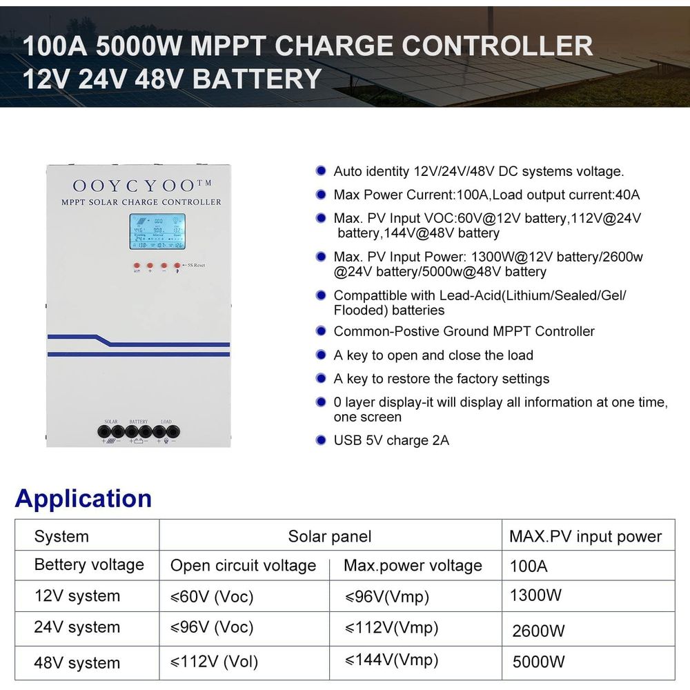100 Ampere MPPT Solar-Laderegl – Mppt Charge Controller Bewertung und Preis